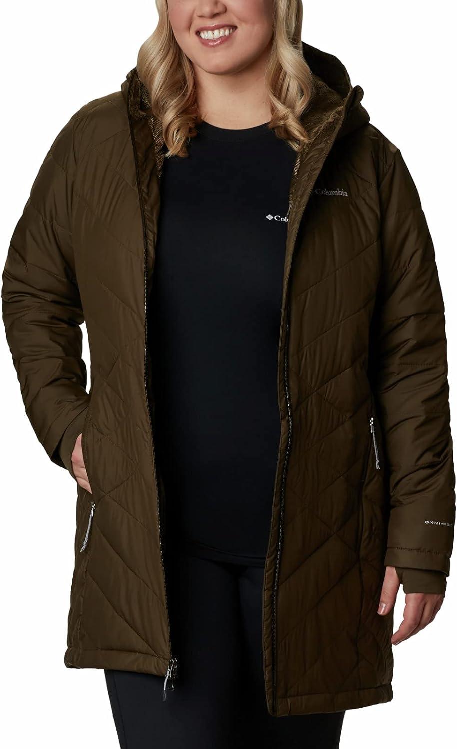 imageColumbia Womens Heavenly Long Hooded JacketOlive Green
