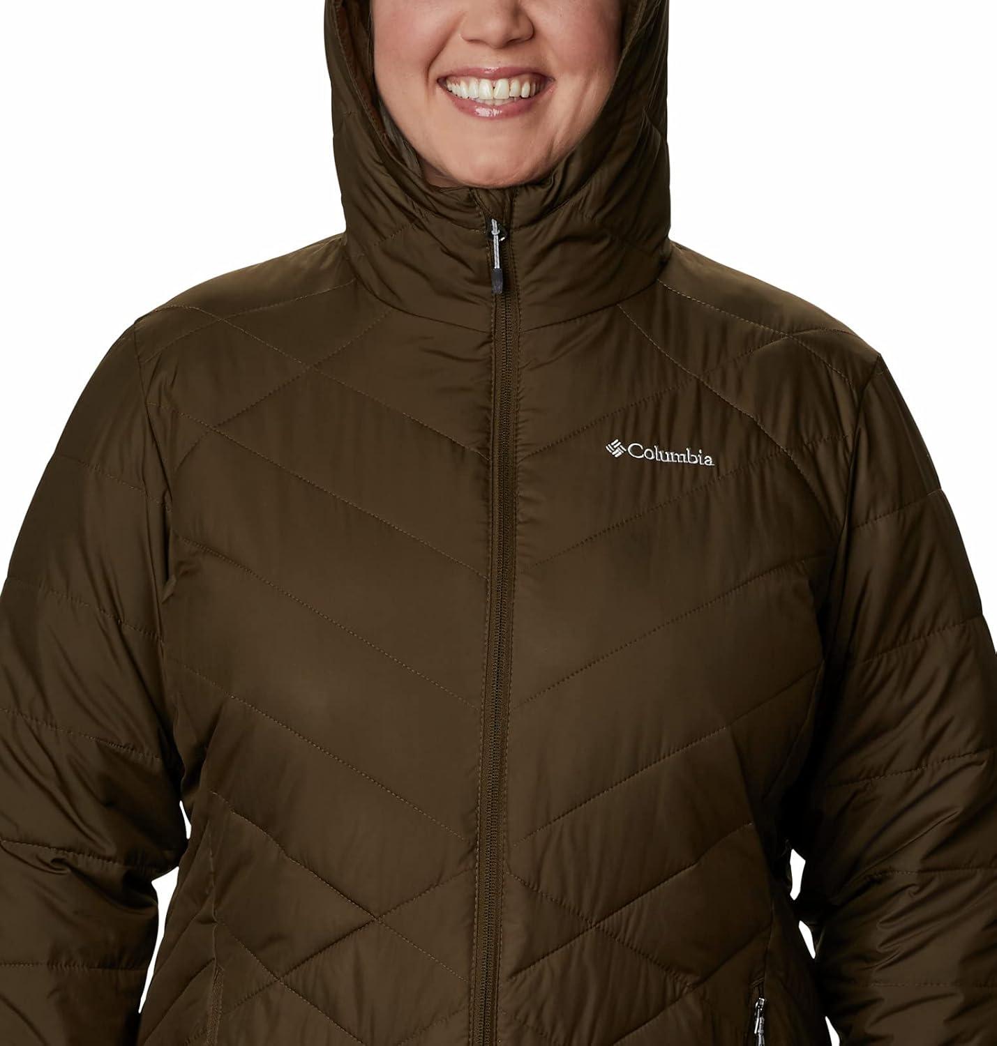 imageColumbia Womens Heavenly Long Hooded JacketOlive Green