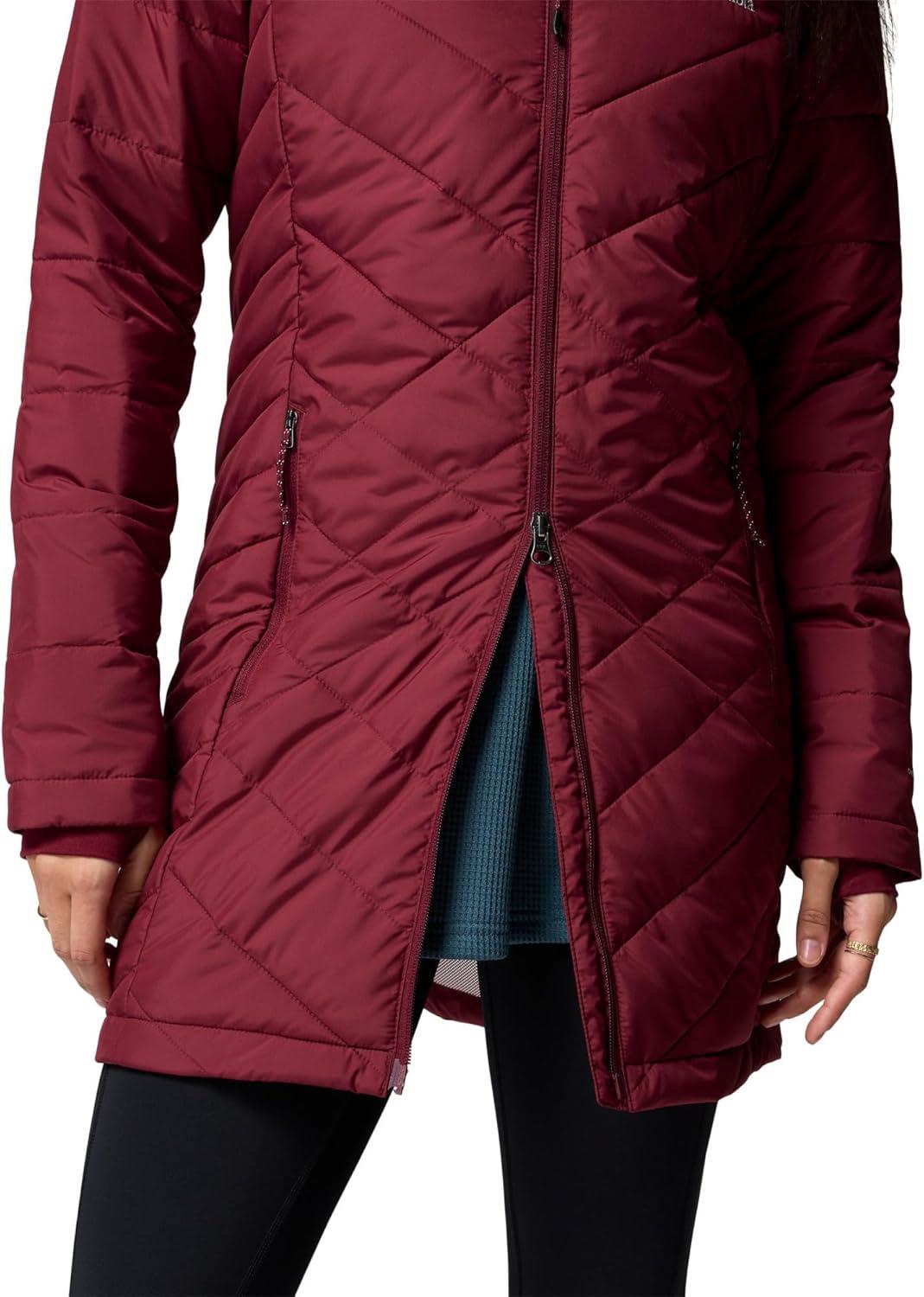 imageColumbia Womens Heavenly Long Hooded JacketRich Wine