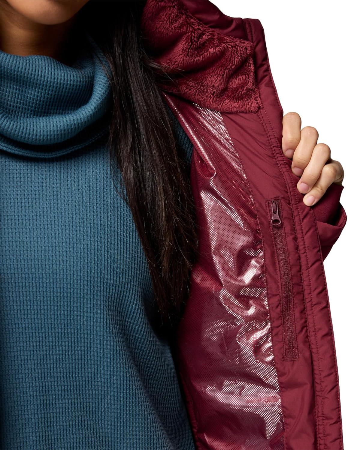 imageColumbia Womens Heavenly Long Hooded JacketRich Wine