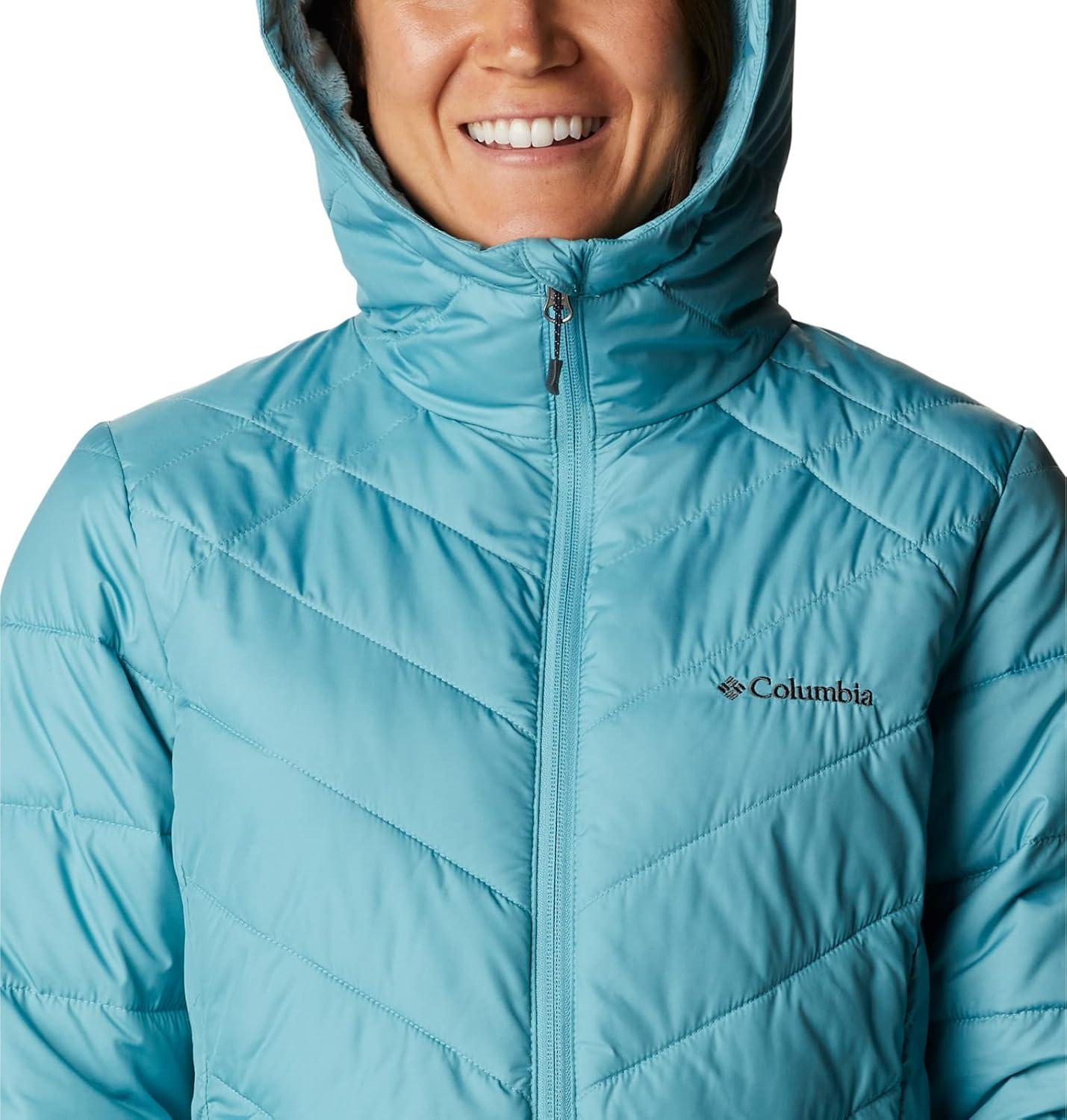 imageColumbia Womens Heavenly Long Hooded JacketSea Wave