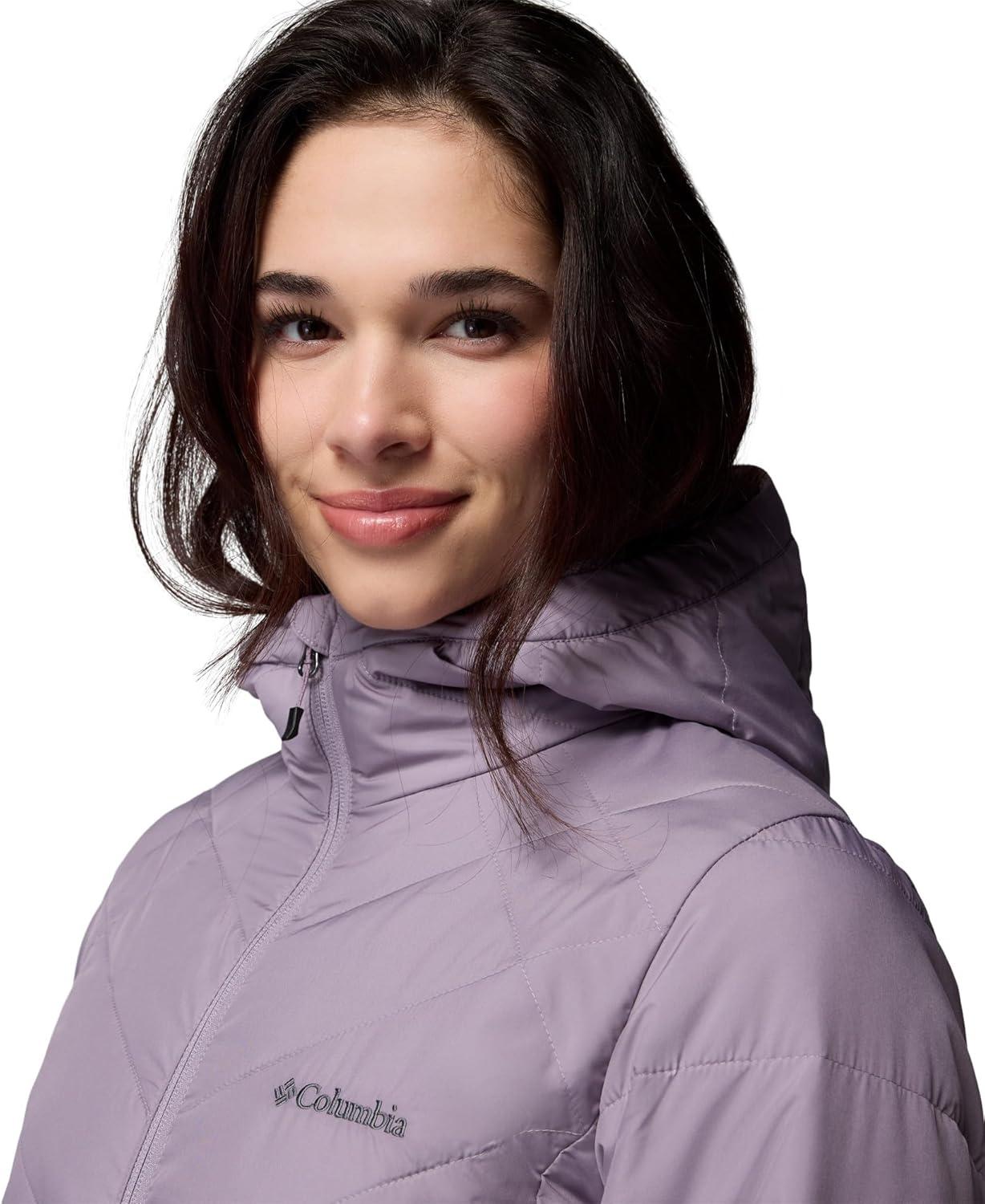 imageColumbia Womens Heavenly Long Hooded JacketShale Purple