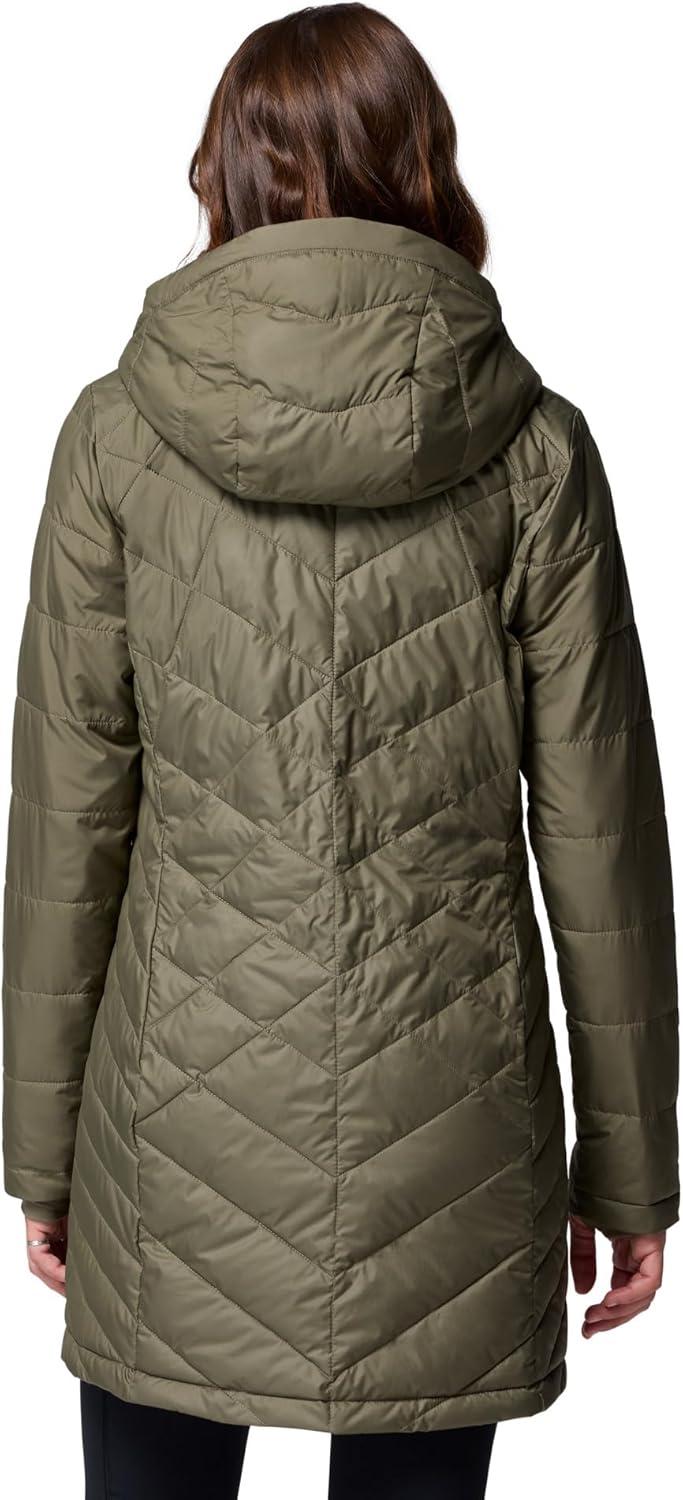 imageColumbia Womens Heavenly Long Hooded JacketStone Green