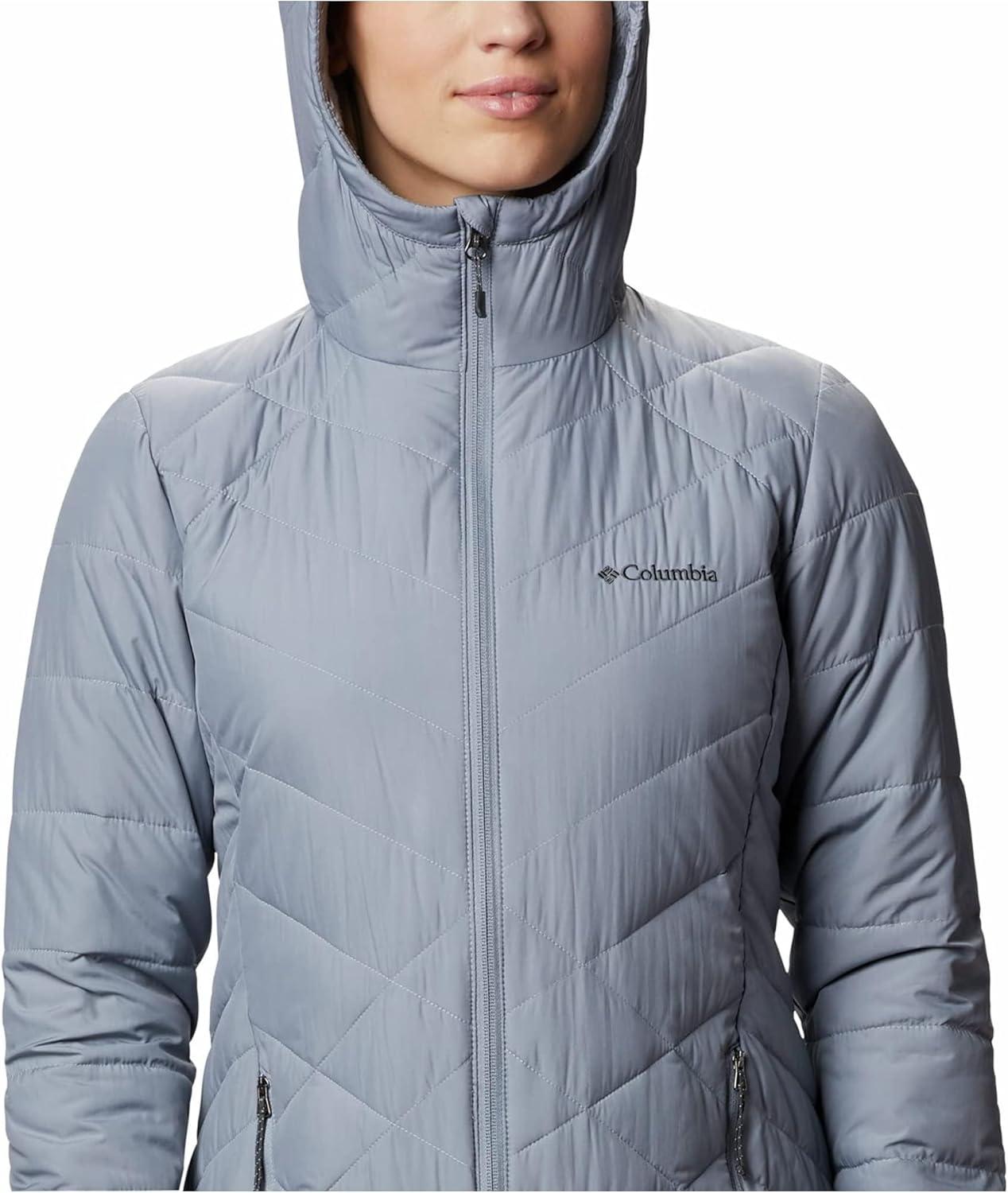 imageColumbia Womens Heavenly Long Hooded JacketTradewinds Grey