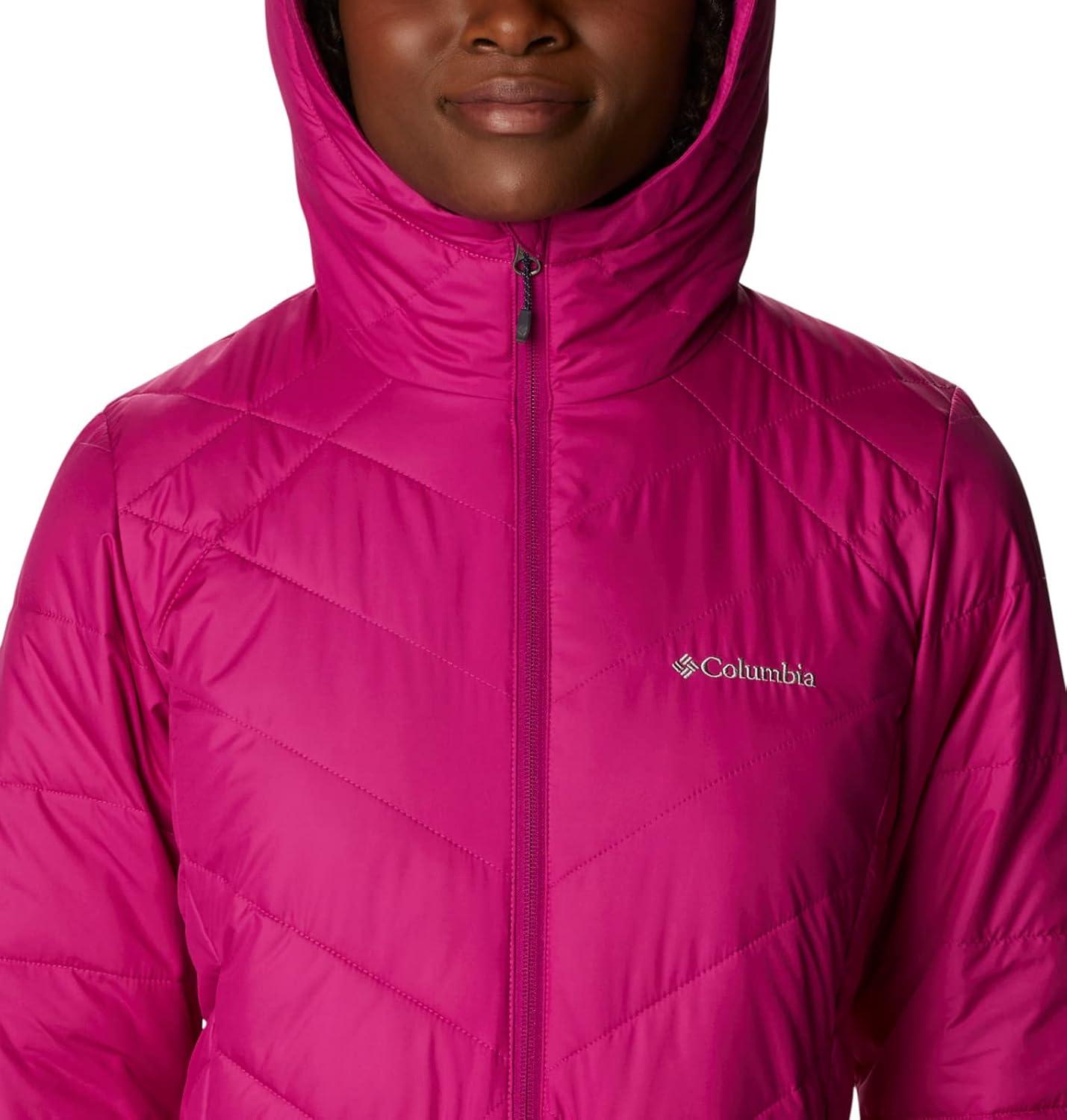 imageColumbia Womens Heavenly Long Hooded JacketWild Fuchsia