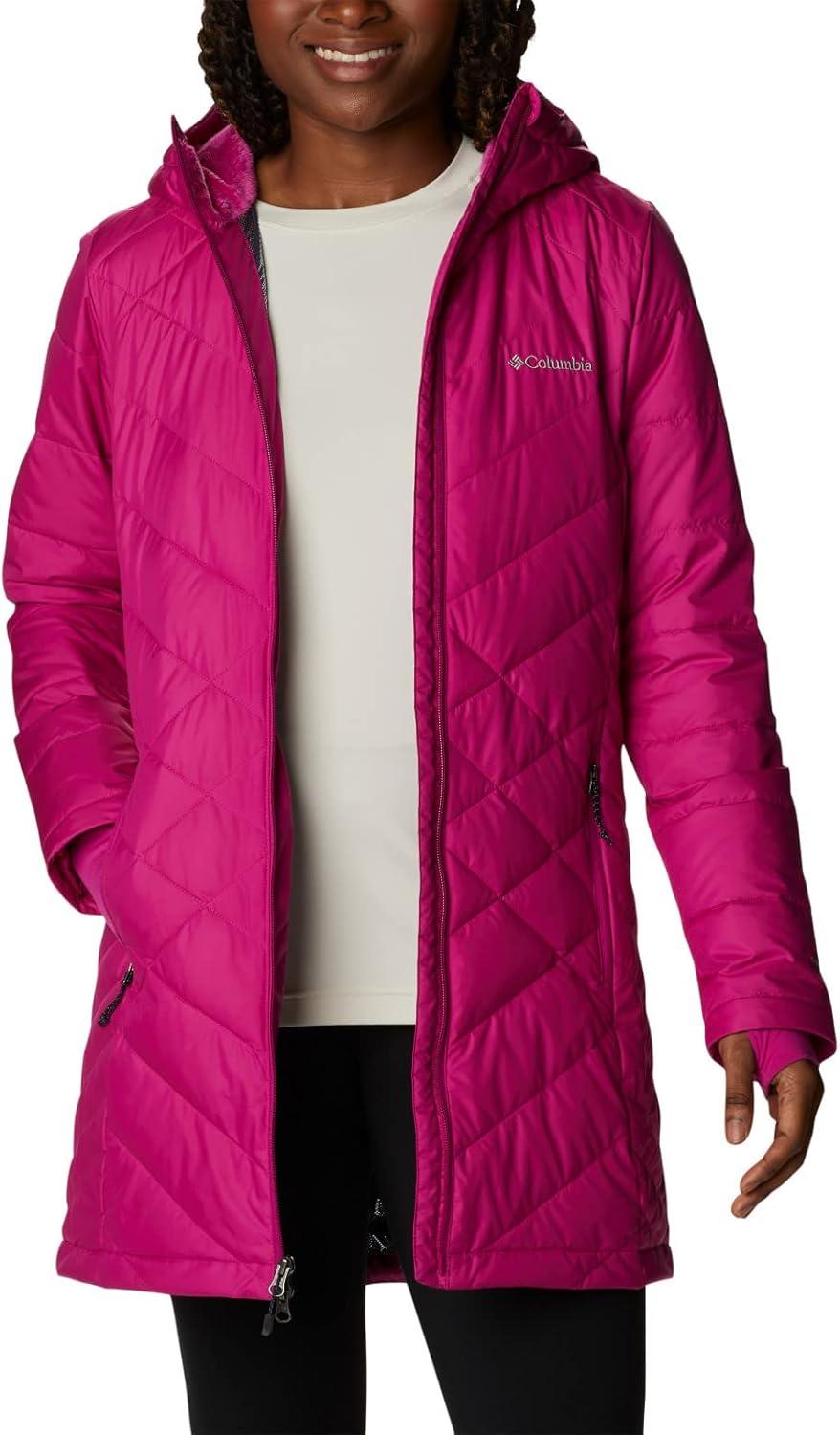 imageColumbia Womens Heavenly Long Hooded JacketWild Fuchsia