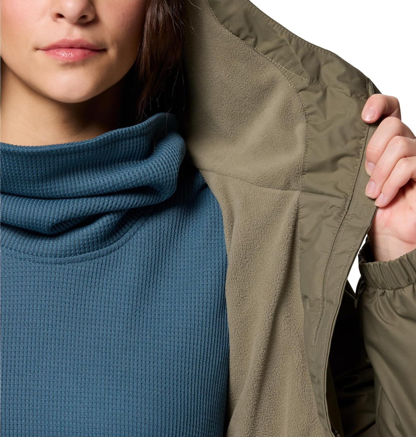 imageColumbia womens Sweet Creek II Lined Rain JacketStone Green