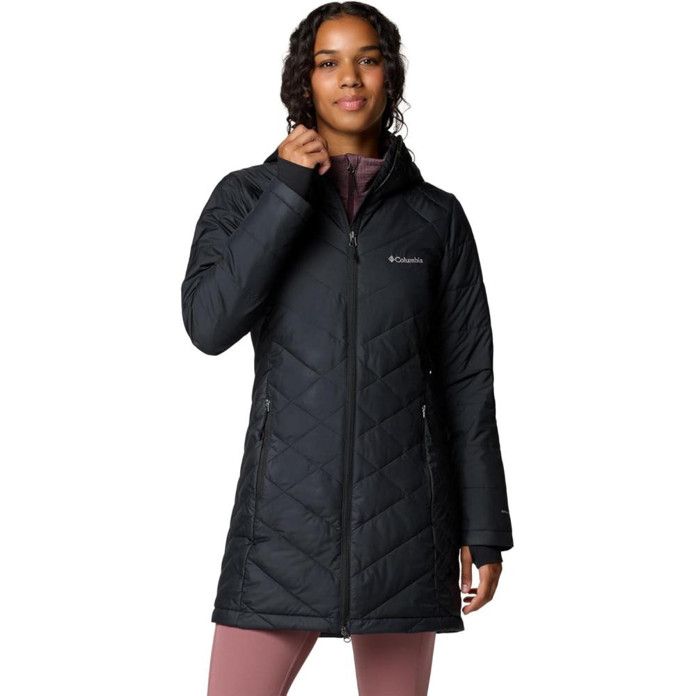 imageColumbia Womens Heavenly Long Hooded JacketBlack