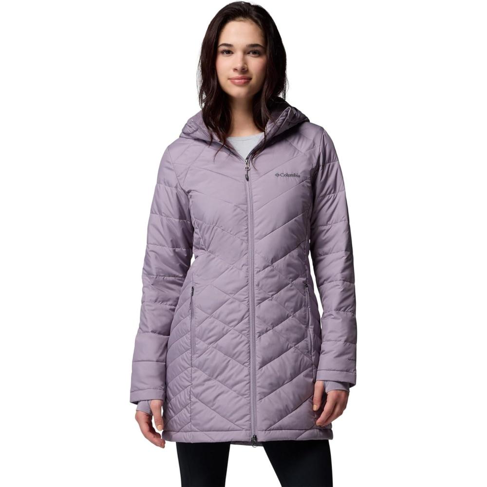 imageColumbia Womens Heavenly Long Hooded JacketShale Purple