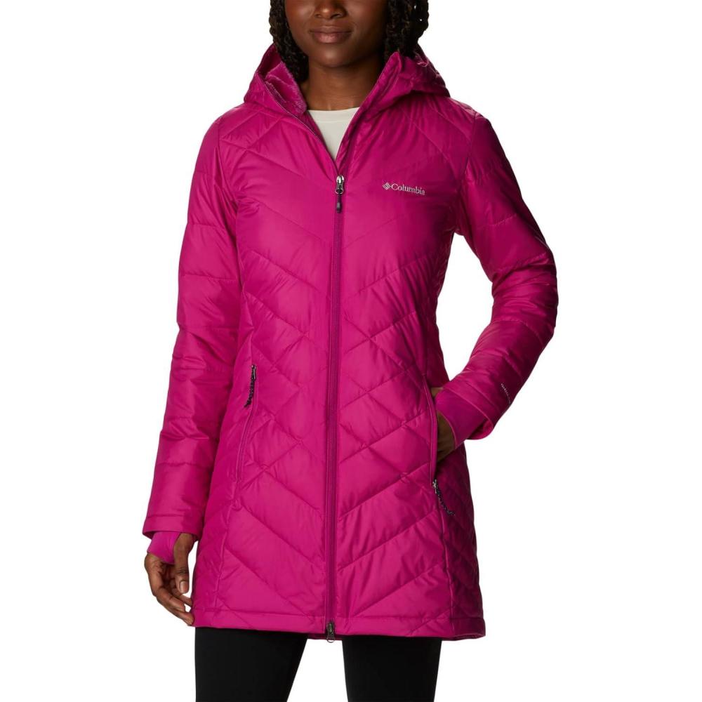 imageColumbia Womens Heavenly Long Hooded JacketWild Fuchsia