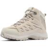 Columbia Women’s Crestwood Mid Waterproof Hiking Boots(Soft Taupe/Sea Salt)