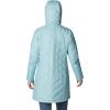 Columbia Womens Heavenly Long Hooded Jacket(Aqua Haze)