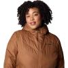 Columbia Womens Heavenly Long Hooded Jacket(Camel Brown)