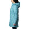 Columbia Womens Heavenly Long Hooded Jacket(Canyon Blue)