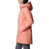 Columbia Womens Heavenly Long Hooded Jacket(Coral Reef)