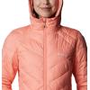 Columbia Womens Heavenly Long Hooded Jacket(Coral Reef)