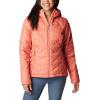 Columbia Womens Heavenly Long Hooded Jacket(Faded Peach)