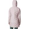 Columbia Womens Heavenly Long Hooded Jacket(Mineral Pink)