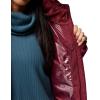 Columbia Womens Heavenly Long Hooded Jacket(Rich Wine)