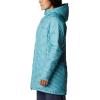 Columbia Womens Heavenly Long Hooded Jacket(Sea Wave)