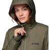 Columbia Womens Heavenly Long Hooded Jacket(Stone Green)