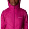 Columbia Womens Heavenly Long Hooded Jacket(Wild Fuchsia)