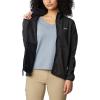 Columbia Womens Sweater Weather II Full Zip Fleece Jacket, Black Heather, Medium