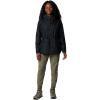 Columbia womens Sweet Creek II Lined Rain Jacket(Black)
