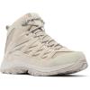 Columbia Women’s Crestwood Mid Waterproof Hiking Boots(Soft Taupe/Sea Salt)