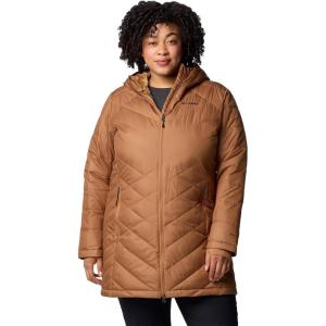 Columbia Womens Heavenly Long Hooded Jacket(Camel Brown)