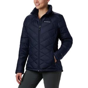 Columbia Womens Heavenly Long Hooded Jacket(Dark Nocturnal)