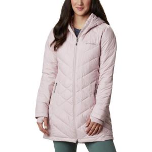 Columbia Womens Heavenly Long Hooded Jacket(Mineral Pink)