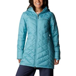 Columbia Womens Heavenly Long Hooded Jacket(Sea Wave)