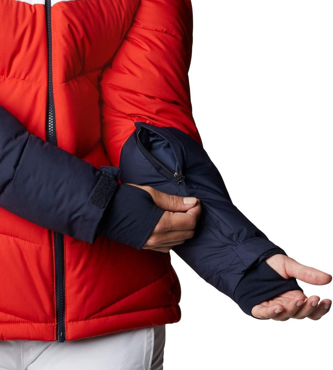 imageColumbia Womens Abbott Peak II Insulated JacketBold OrangeDark NocturnalWhite