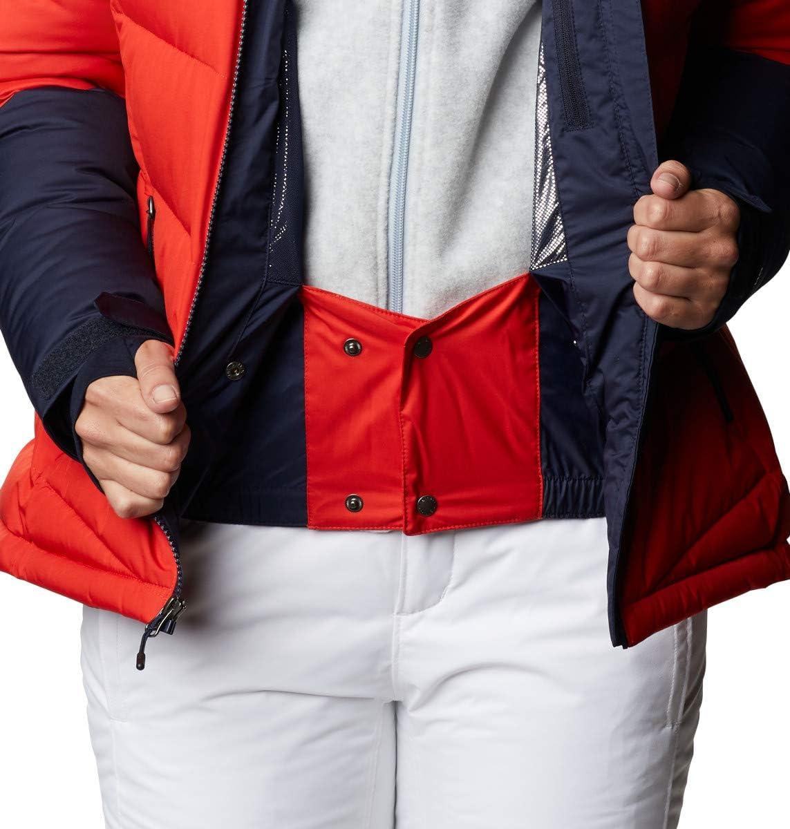 imageColumbia Womens Abbott Peak II Insulated JacketBold OrangeDark NocturnalWhite