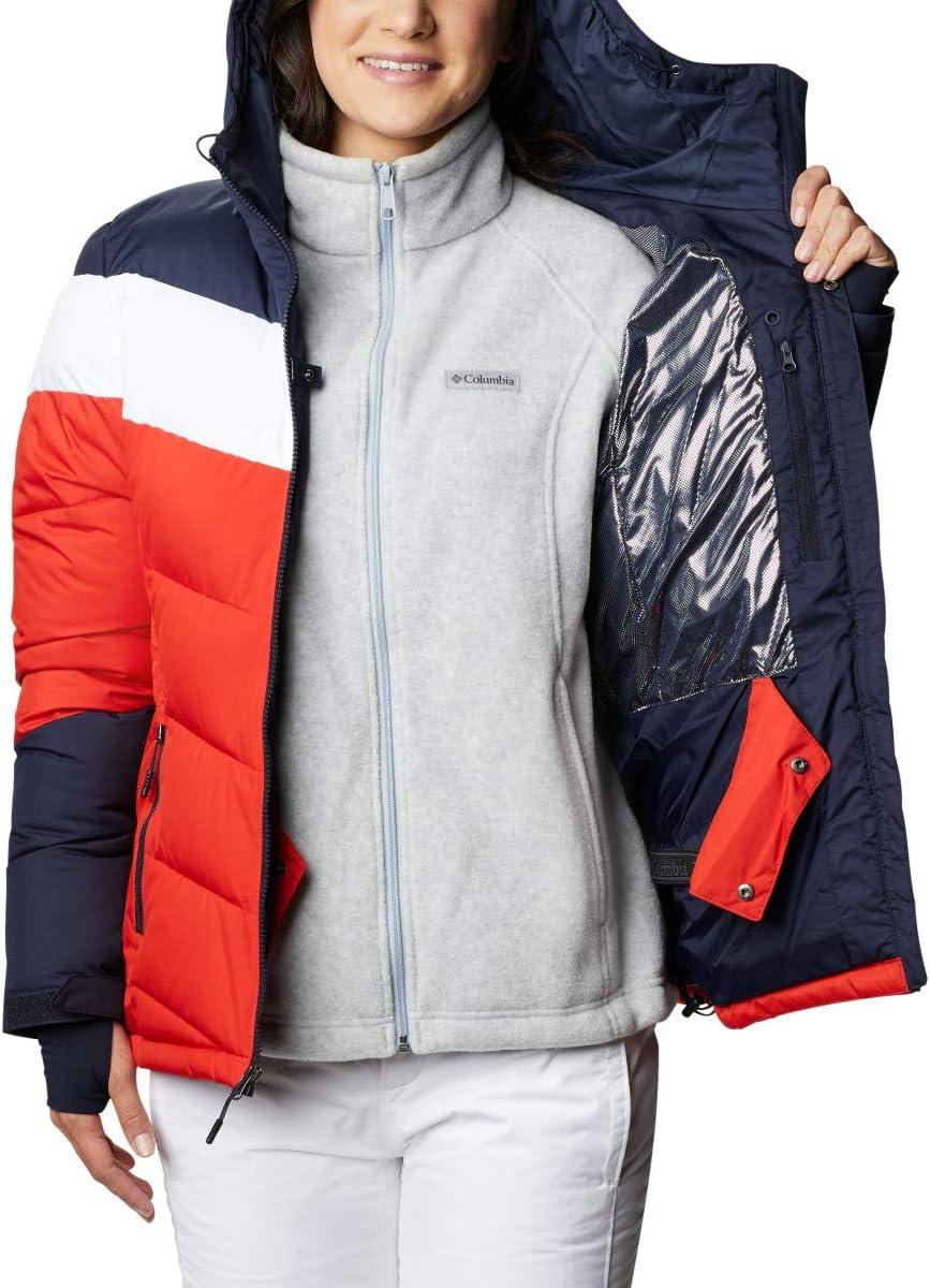 imageColumbia Womens Abbott Peak II Insulated JacketBold OrangeDark NocturnalWhite