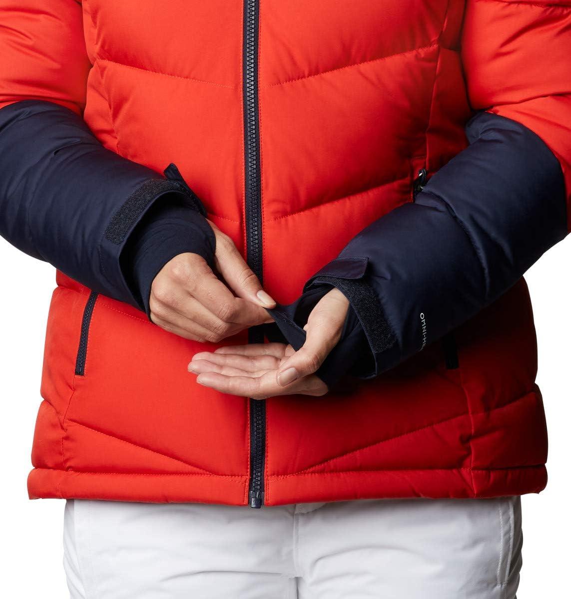 imageColumbia Womens Abbott Peak II Insulated JacketBold OrangeDark NocturnalWhite