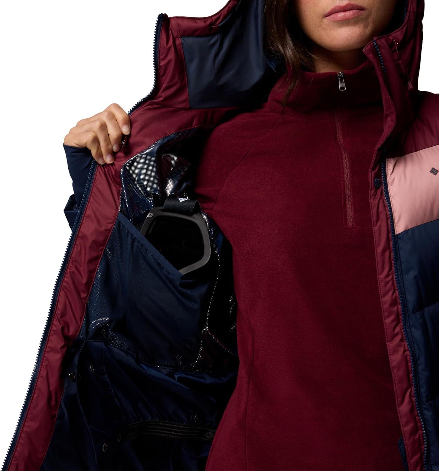 imageColumbia Womens Abbott Peak II Insulated JacketCollegiate NavyRich WineEraser Pink