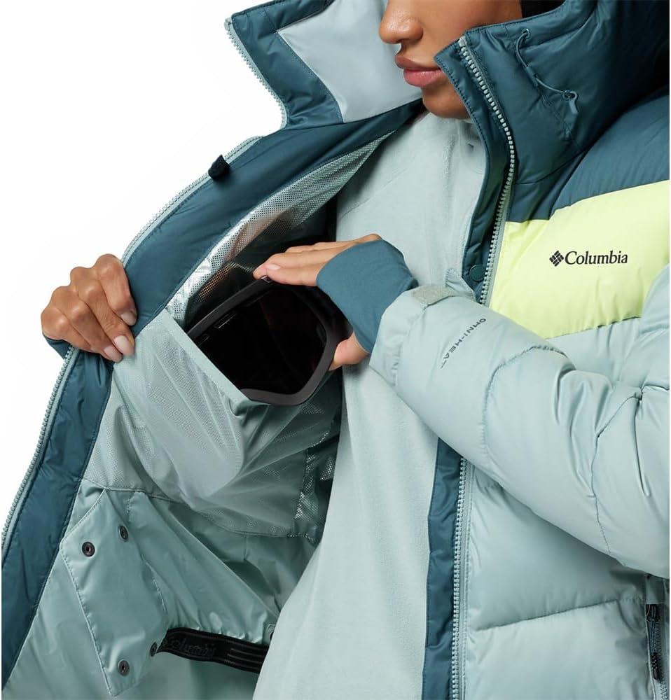 imageColumbia Womens Abbott Peak II Insulated JacketCrushed BlueEverblueCitron Haze
