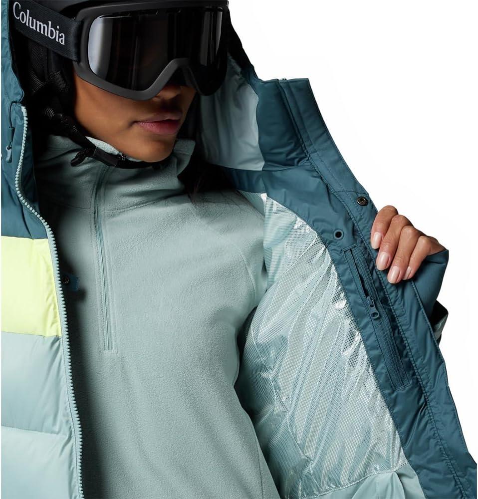 imageColumbia Womens Abbott Peak II Insulated JacketCrushed BlueEverblueCitron Haze