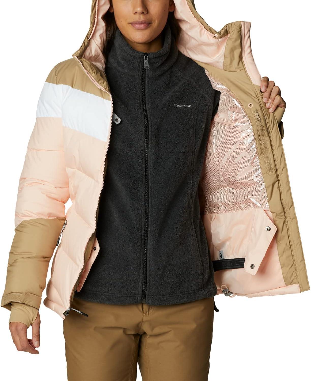 imageColumbia Womens Abbott Peak II Insulated JacketPeach BlossomWhiteBeach