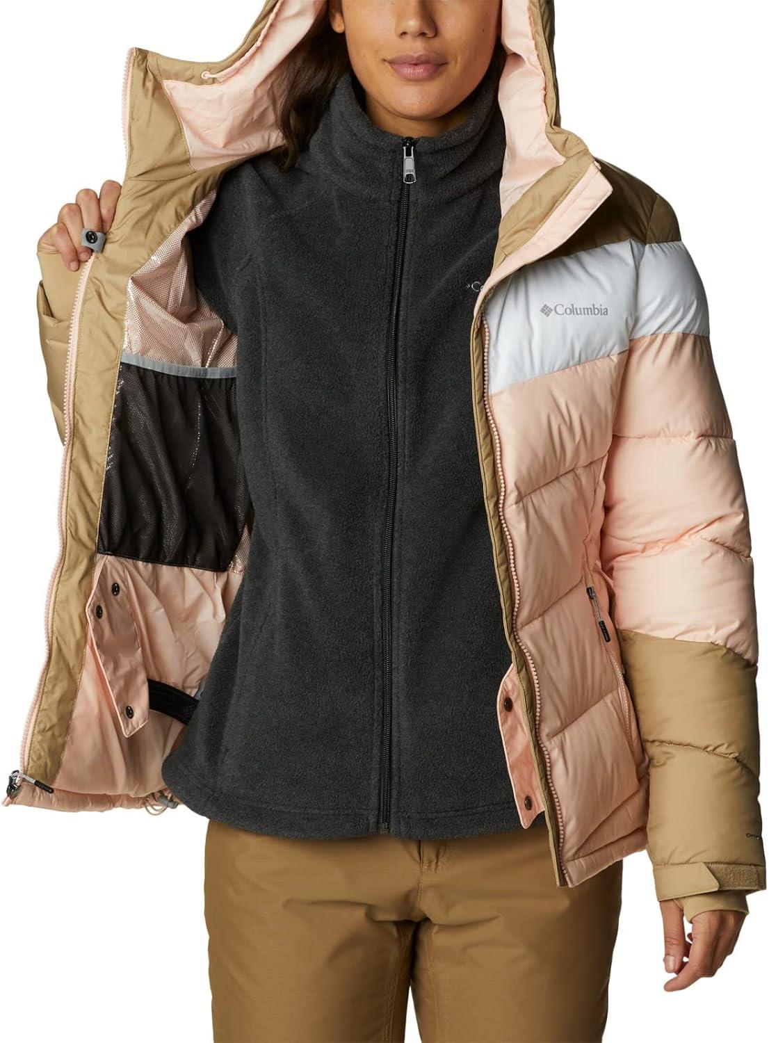 imageColumbia Womens Abbott Peak II Insulated JacketPeach BlossomWhiteBeach