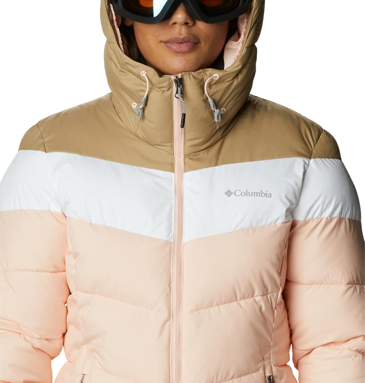 imageColumbia Womens Abbott Peak II Insulated JacketPeach BlossomWhiteBeach