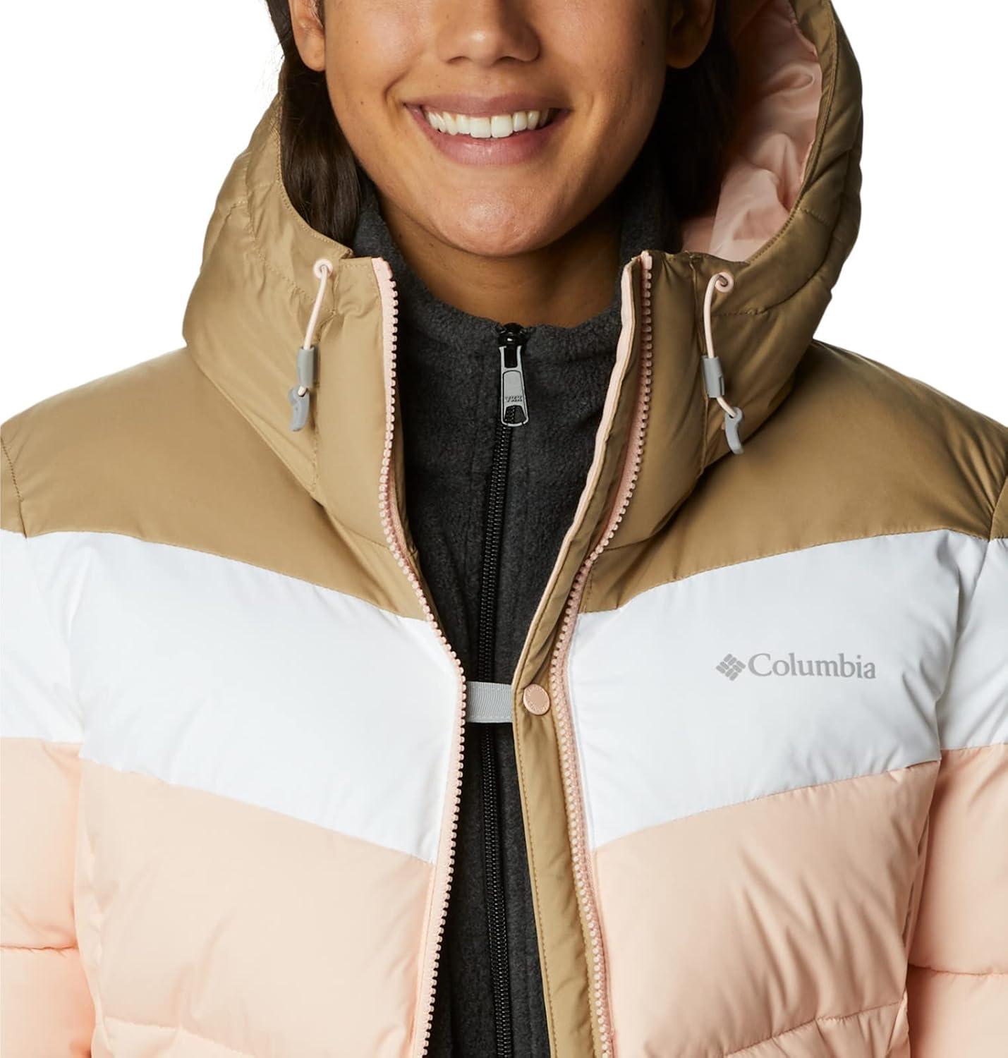 imageColumbia Womens Abbott Peak II Insulated JacketPeach BlossomWhiteBeach