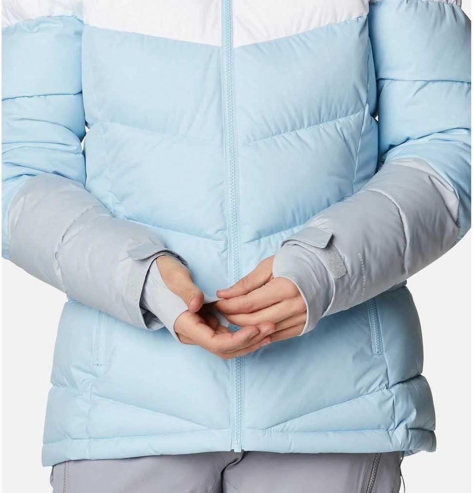 imageColumbia Womens Abbott Peak II Insulated JacketSpring BlueCirrus GreyWhite