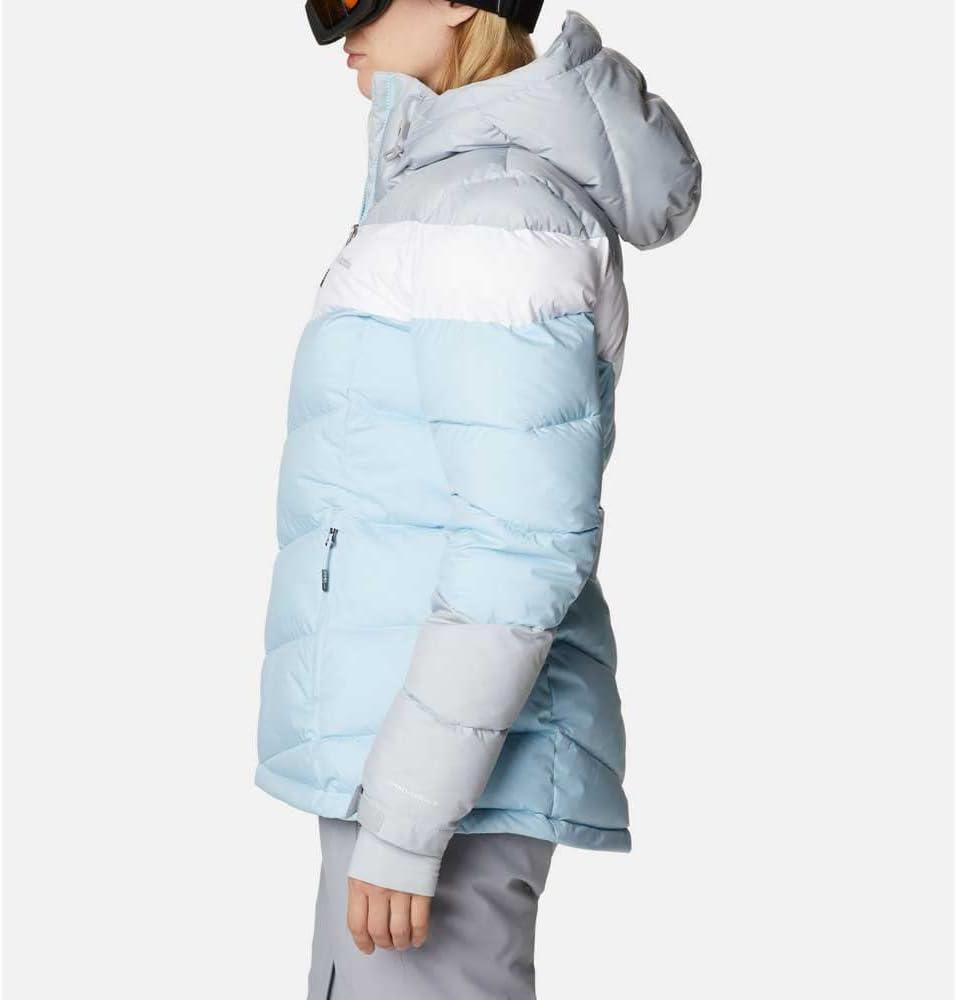 imageColumbia Womens Abbott Peak II Insulated JacketSpring BlueCirrus GreyWhite