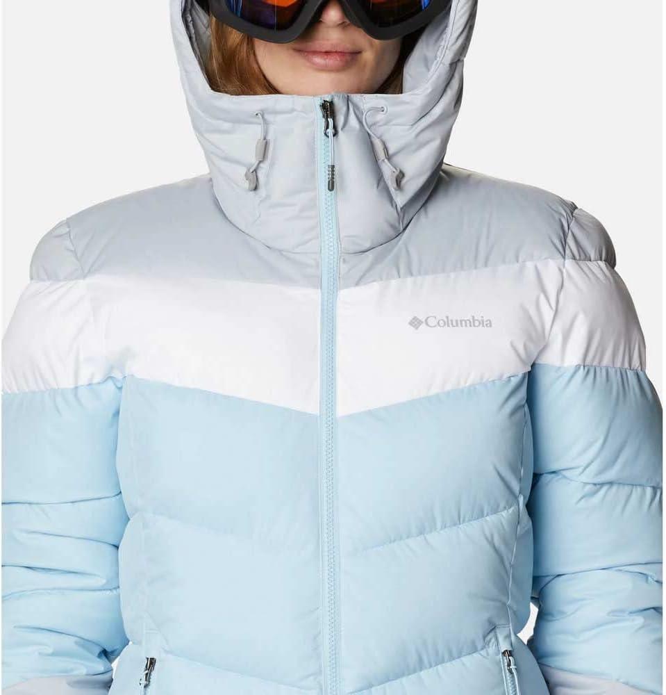 imageColumbia Womens Abbott Peak II Insulated JacketSpring BlueCirrus GreyWhite