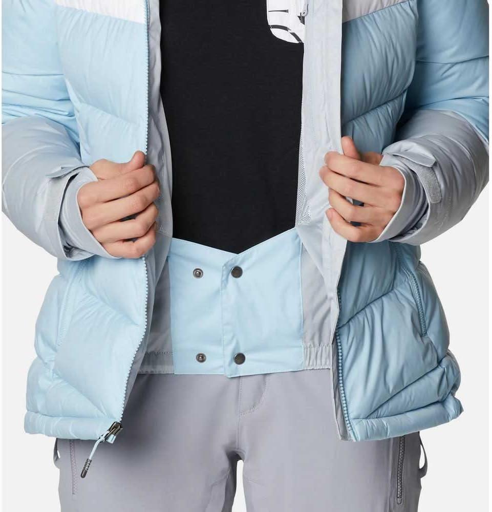 imageColumbia Womens Abbott Peak II Insulated JacketSpring BlueCirrus GreyWhite
