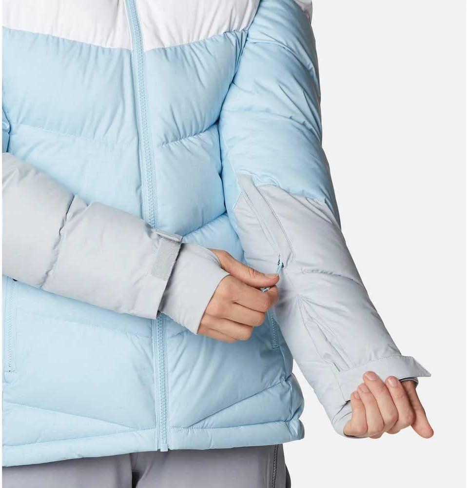 imageColumbia Womens Abbott Peak II Insulated JacketSpring BlueCirrus GreyWhite