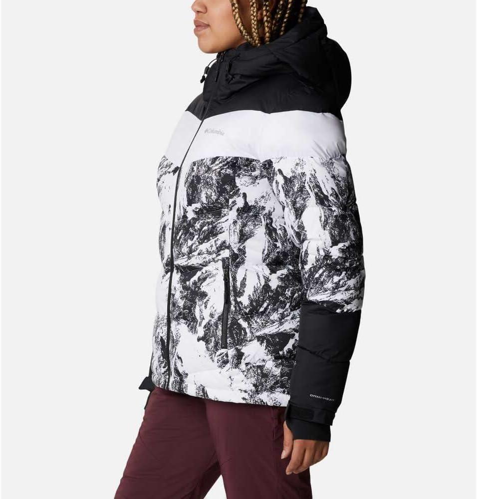 imageColumbia Womens Abbott Peak II Insulated JacketWhite Berg PrintBlackWhite